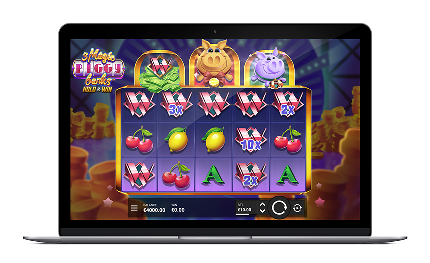3 Magic Piggy Banks Hold & Win Subpage Screen thumbnail